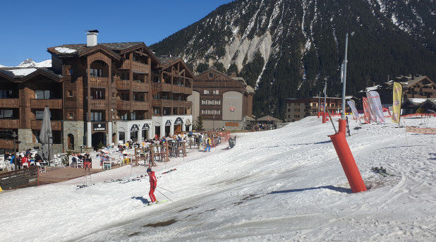 Front de neige à Courchevel 1650