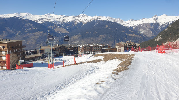 Arrivée sur Moriond